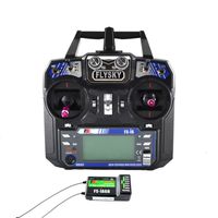 Flysky FS-i6 AFHDS 2.4GHz 6CH RC Radio System Transmitter with FS-iA6B Receiver for Airplane Heli UAV Multicopter Drone