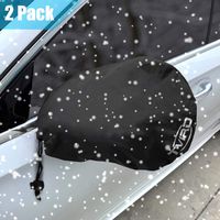 Tvird Side Mirror Cover, Snow and Ice Mirror Cover for Car 2 Packs, Frost- Resistant Waterproof Anti Bird Side View Mirror Cover,Universal Size Fit for Cars SUV Trucks.