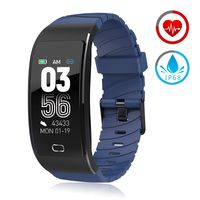 ZKCREATION Fitness Tracker Activity Tracker with Heart Rate Monitor IP67 Waterproof Pedometer Sleep Monitor Smart Watch Compatible with Android and iOS