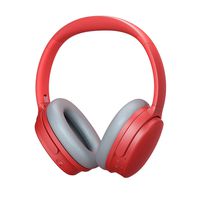 Mpow H10 Dual-Mic Noise Cancelling Bluetooth Headphones, [2019 Edition] ANC Over-Ear Wireless Headphones with CVC 6.0 Microphone, Hi-Fi Deep Bass, 30hrs Playtime, Red