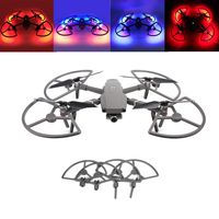Tineer Mavic 2 LED Propeller Guards Integrated with Landing Gears Stabilizers Protection Cover with Colorful Lighting Mode for DJI Mavic 2 Pro/Zoom Drone Accessory