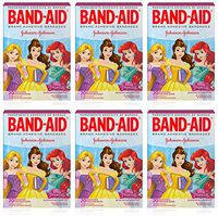 Band-Aid Bandages Disney Princess Assorted - 20 ct, Pack of 6