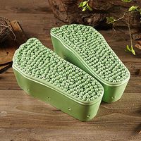 TALSOFA Ceramic Foot Moxibustion Box, Home Health Moxibustion Aromatherapy Massage, The for Family and Friends,Green