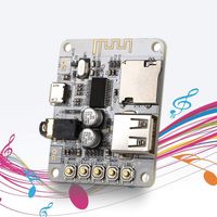 ARCELI Portable Wireless Bluetooth Audio Receiver Board, Support TF Card USB Decording Play, Bluetooth Stereo Music Transmitter Module for Headphones HiFi Amplifier