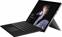 Latest Model Microsoft Surface Pro 12.3" PixelSense Touchscreen High Resolution Tablet PC with Black Type Cover, Intel Core M3-7Y30 Processor, 4GB RAM, 128GB SSD, WIFI, Windows 10 Pro, Silver