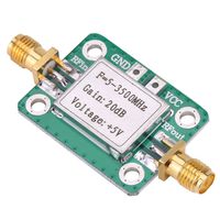 RF Amplifier, Asixx LNA 5-3500MHz 20dB Gain Broadband Low Noise RF Amplifier with Shielding Shell