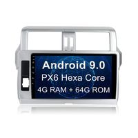 SYGAV Android 9.0 Car Stereo for 2014-2015 Toyota Prado Radio with GPS Navigation 10.2 Inch Touch Screen Head Unit