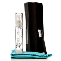 Record Cleaning Brush Kit - Ultimate LP Vinyl Maintenance Set by Record-Happy: Velvet Brush, Anti-Static Solution Fluid Spray and Microfiber Cleaning Cloth - to Keep your Album Collection like New !