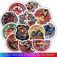 31PCS Sexy Girl Vintage Stickers for Motorcycle Luggage Skateboard Bicycle Fridge Laptop Cute Cartoon Sticker Set
