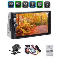 Dicrey Car Radio Touch Screen Radio Car Radio with Bluetooth Support Spare Rearview Camera for Car Driving Bluetooth Audio Digital Media 1 Set