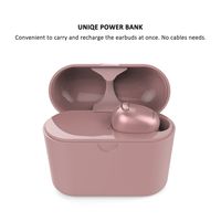 Wireless Earbuds NENRENT S570+ 2019 Updated Bluetooth 5.0 Ture Wireless Earbuds HD Stereo Audio Sound Wireless Bluetooth Headphones with Charging Case 18H earpice （Rose Gold） ...