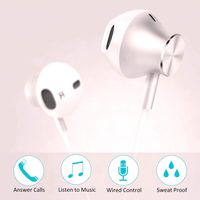 Amoner in Ear Earphone Stereo Sound Earbuds for Android Smartphones