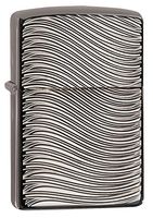 Zippo Curve Armor High Polish Black Ice Pocket Lighter