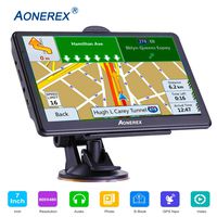 GPS Navigation car,[2019 Upgraded Version] 7 inch HD Capacitive Touch Screen GPS Navigation System with 8G Memory, Attach Sunshade,Free Lifetime Maps