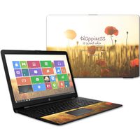 MightySkins Skin Compatible with HP 17t Laptop 17.3" (2017) - Be Happy | Protective, Durable, and Unique Vinyl Decal wrap Cover | Easy to Apply, Remove, and Change Styles | Made in The USA