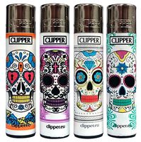 Bundle - 4 Items - Clipper Lighter "Skulls" Collection