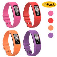 Watbro Bands Compatible with Garmin Vivofit 1/ Vivofit2, Soft Silicone Colorful Replacement Watch Band Strap Wristband for Vivofit 1/ Vivofit 2 Activity Tracker, for Women Men Small Large