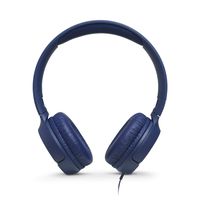 JBL T500 On-Ear Headphone in-Ear Headphone with One-Button Remote/Mic, Blue