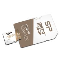 Silicon Power 64GB R/W up to 290/ 160MB/s Superior Pro Micro SDXC UHS-II (U3), V90 8K, High Speed MicroSD Card with Adapter