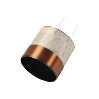 uxcell 51.5mm 2 inches Woofer Voice Coil 2 Layers Round Copper Wire for Bass Speaker Audio Repair