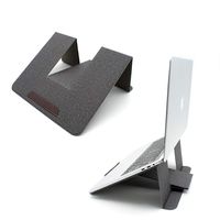 SenseAGE Foldable Ergonomic Stand for Laptop, Cooling Portable Laptop Riser(Lift Up) - Gray