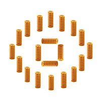 Adiyer 20 Pcs 8mm OD 20mm Length Compression Mould Die Springs for 3D Printer Ender 3 Stock Bed Leveling, Light Load