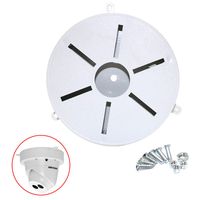 BeElion Universal Dome Camera Junction Box Mount Bracket for Dome Bullet Cameras Less Than Diameter 5.31", Hidden Junction Box