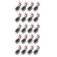 uxcell 20pcs 10 x 15 x 3mm Oval 8 Ohm 0.5W Dual Wire Mini Audio Mediant Stereo Speaker for GPS Navigator