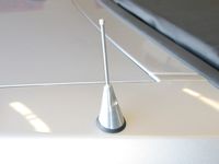 Drake Muscle Cars AR3Z-18813-BL Billet Aluminum Antenna