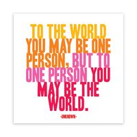 You May Be One Person Color Magnet