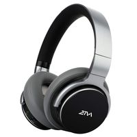 Bluetooth Headphones Active Noise Cancelling Headphones Wireless Headphones 25H Play Time with Microphone, Ztva Over-Ear Headphones for Travel, Work, PC and TV-Black
