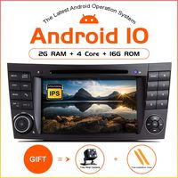 TOOPAI Android 10.0 Car Radio for Mercedes Benz E-Class W211 CLS W219 Car Stereo GPS Navigation Car GPS Media Player with 7 Inch Touch Screen Support Screen Mirror WiFi OBD2 SWC