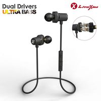LiteXim Bluetooth Headphones, Dual Drivers Bluetooth 4.2 Magnetic Earbuds Workout Sweatproof Headphones HD Stereo in Ear Earphones (IPX5 Waterproof, Built in Mic, 7Hours Playtime)