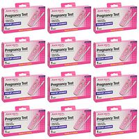 Lot of 12 ( one dozen) Pregnancy Test Kits 99% Accuracy