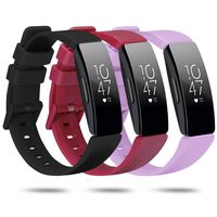 Newnal Compatible with Fitbit Inspire HR Bands/Inspire Band/Ace 2 Bands for Kids Women Men Large, Silicone Replacement Sports Wrist Bands Pack for Fitbit Inspire HR Accessories