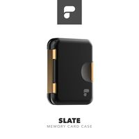 PolarPro Slate SD Card Case (fits 8 SD and 16 Micro-SD) - Premium Metal SD Case