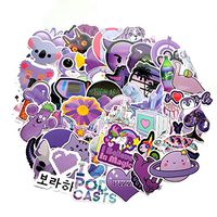A Sticker Shop 61pcs Cute Ocean/Beach Trendy Vinyl Stickers Pack for for Laptop Hydro Flask Water Bottles Phone Ipad Luggage. Asthetic Decals for Teens College Students. Extra Durable 100% Vinyl