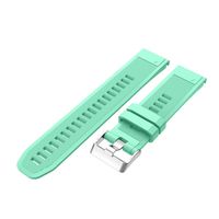 Veepola New Soft Silicone Quick Install Strap Wristband Replacement Watch Bands for Garmin Fenix 5X GPS Watch (Mint Green)