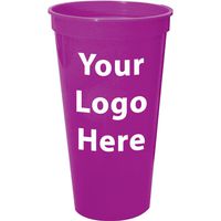 24 Oz. Stadium Cup - 125 Quantity - $0.65 - Promotional Product/Bulk with Your Logo/Customized