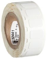 Brady CL-105-619 I.D. PRO Plus LS2000 And BradyMarker 0.275" Height, 0.5" Width, B-619 Permanent Polyester White Color XC Plus Printer Labels (500 Per Roll)