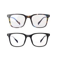 Blue Light Blocking Glasses for Men Women, Anti Blue Light Computer Gaming Glasses, Anti Eye Strain Headache (Sleep Better), UV400 Transparent Lens(Matte Black + Blue Floral)