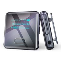 wiwoo 16GB Bluetooth MP3 Player with Clip for Running, Sports Watch MP3 Player with Voice Recorder, FM Radio, Pedometer, Support up to 128GB