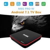 MECOOL M8S PRO W Android 7.1 Smart TV Box S905W 2GB/16GB TV Box Quad Core WIFI Lan HD OTA Update Multilanguages