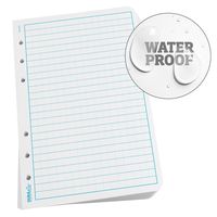 Rite in the Rain Waterproof (DURARITE) Loose Leaf Paper, 4 5/8" x 7", White, Universal Pattern, 100 Sheet Pack (No. 672)