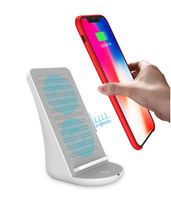 CENSHI Fast Wireless Charger with Mini Bluetooth Speaker Compatible for iPhone Xs/XS Max/XR/X/8/8Plus,Samsung Galaxy S10/S10+/S9/S9+/S8/S8+/Note 9/Note 8 and Other Qi Enabled Phones.(White)