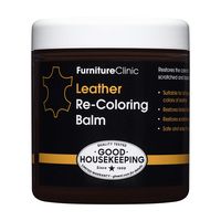 Furniture Clinic Leather Recoloring Balm - Leather Color Restorer for Furniture, Repair Leather Color on Faded & Scratched Leather - 21 Colors of Leather Repair Cream for Leather Upholstery (Black)