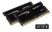 Kingston Technology HyperX Impact  32GB 3200MHz DDR4 CL20 SODIMM (Kit of 2) Memory HX432S20IBK2/32