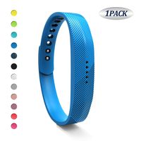 JOMOQ Replacement Bands Compatible for Fitbit Flex 2, Adjustable Breathable Sport Wristbands Silicone Accessories Women Men