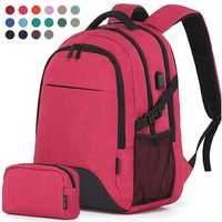 Keytang Laptop Backpack, Water Resistant School Backpack With USB Charging Port