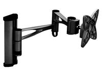 Black Full-Motion Tilt/Swivel/Rotation Wall Mount Bracket for Asus VG248QE 24" inch LCD Gaming Monitor - Articulating/Tilting/Swiveling